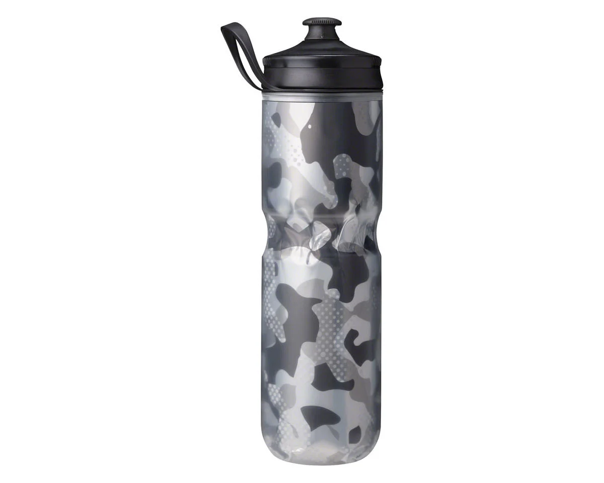 Hydrapak Polar Sport Contender Insulated Water Bottle (Black) (24oz) (Single)